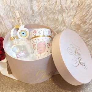 Χριστουγεννιάτικο Σετ Καπελιέρα Nude με Δώρα Florabelle