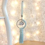 Κρεμαστό Γούρι για Νεογέννητα Ελεφαντάκι Σιέλ