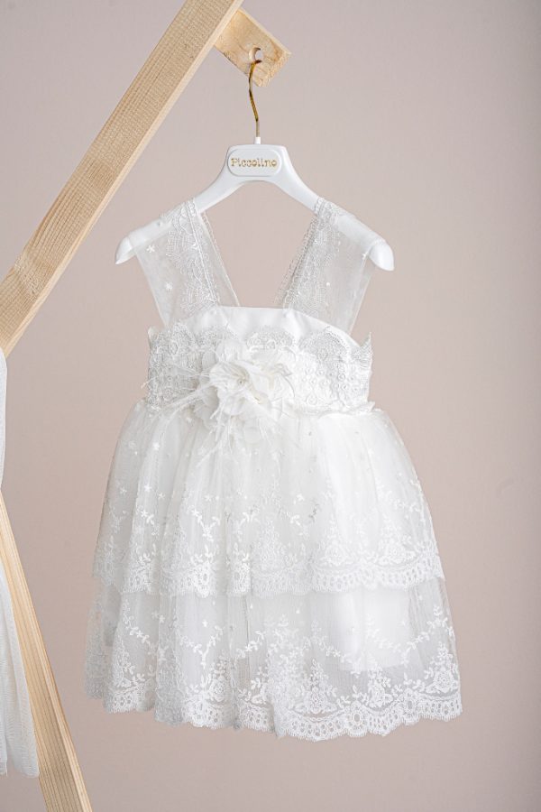 Βαπτιστικό Φόρεμα Piccolino Estelle Ivory