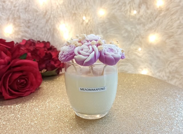 Κερί με Άρωμα Μελομακάρονο και Τριαντάφυλλα Wax Melts
