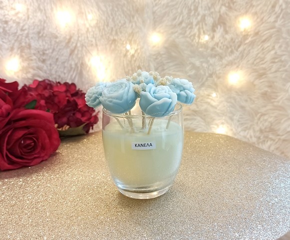 Κερί με Άρωμα Κανέλα και Τριαντάφυλλα Wax Melts