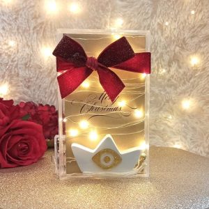 Γούρι Καραβάκι σε Φωτιζόμενο Κουτί