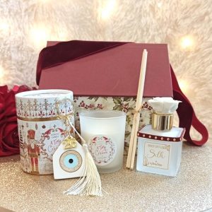 Χριστουγεννιάτικο Σετ Δώρου με Σπιτάκι Αλεξανδρινό