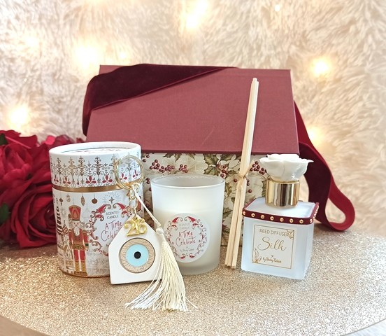 Χριστουγεννιάτικο Σετ Δώρου με Σπιτάκι Αλεξανδρινό