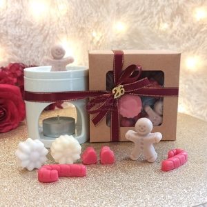 Σετ Δώρου Χριστουγεννιάτικα Wax Melts με Καυστήρα