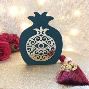 Ρόδι Κυπαρισσί Μεγάλο Δαντελωτό με Μάτι και Φούντα