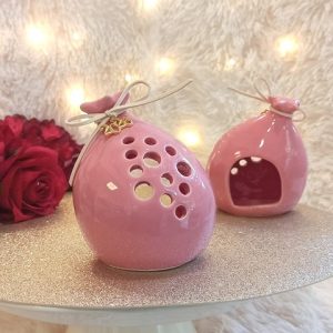 Κεραμικό Ρόδι Ροζ Ρεσώ