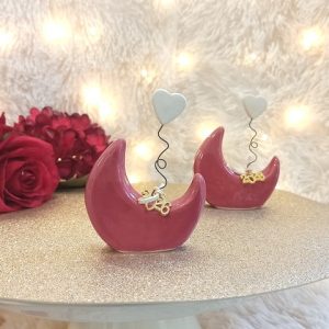 Κεραμικό Φεγγάρι Γκρενά με Καρδιά