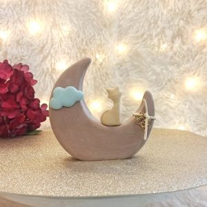 Φεγγάρι Μπεζ με Γάτα