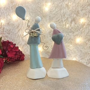 Κεραμικό Διακοσμητικό Γούρι για Ζευγάρι