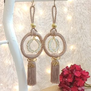 Κρεμαστό Γούρι με Στεφάνι και Σμάλτο