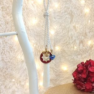 Γούρι Κρεμαστό Νιφάδα με Σμάλτο