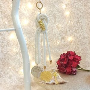 Κρεμαστό Γούρι με Δέντρο Ζωής Ρόδι και Κλειδί