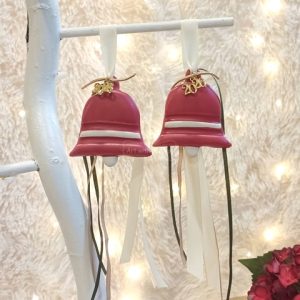 Γούρι Κρεμαστό Καμπανούλα Κόκκινη