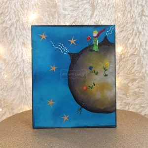 Ζωγραφισμένο Καδράκι Μικρός Πρίγκιπας