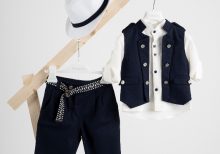 Βαπτιστικό κοστούμι  Piccolino Che σε χρώμα Total Blue